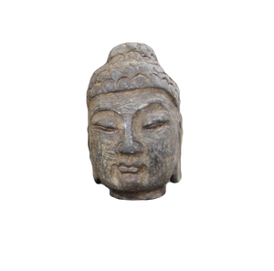 Black Stone Buddha Head