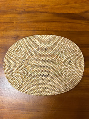 Oval Rattan Placemat