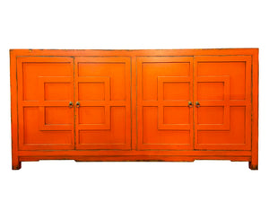 Key Cabinet 4 Door Orange
