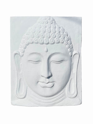 Buddha Face Stone Relief