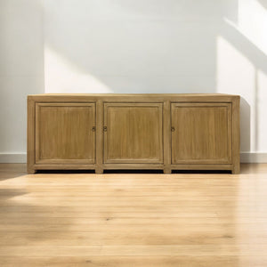 Low 3 Door Cabinet - Natural