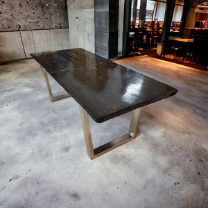 Faedah Petrified Wood Dining Table