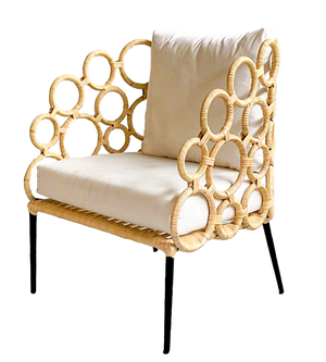Circle Rattan Lounge Chair