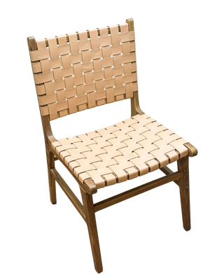 Roxy Leather and Wood Chair