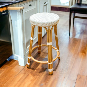 French Style Backless Bistro Bar Stool