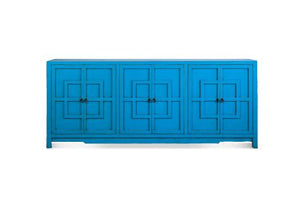 Key Cabinet 6 Door Blue